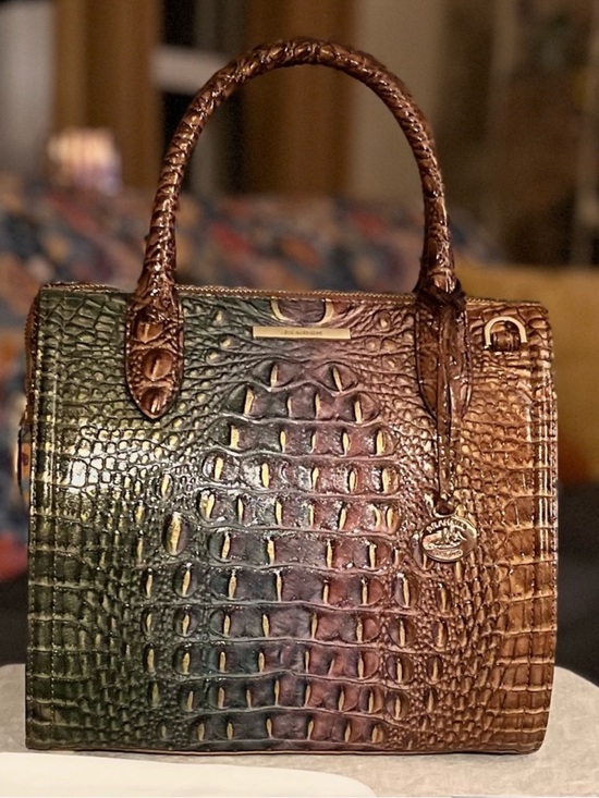 Brahmin Handbags - NEW Brahmin Small Caroline Satchel in Mystical Ombre Pecan Melbourne